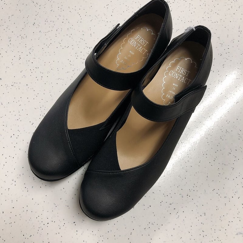日本製ウェッジソールパンプス黒 | Rolly Cat STORE