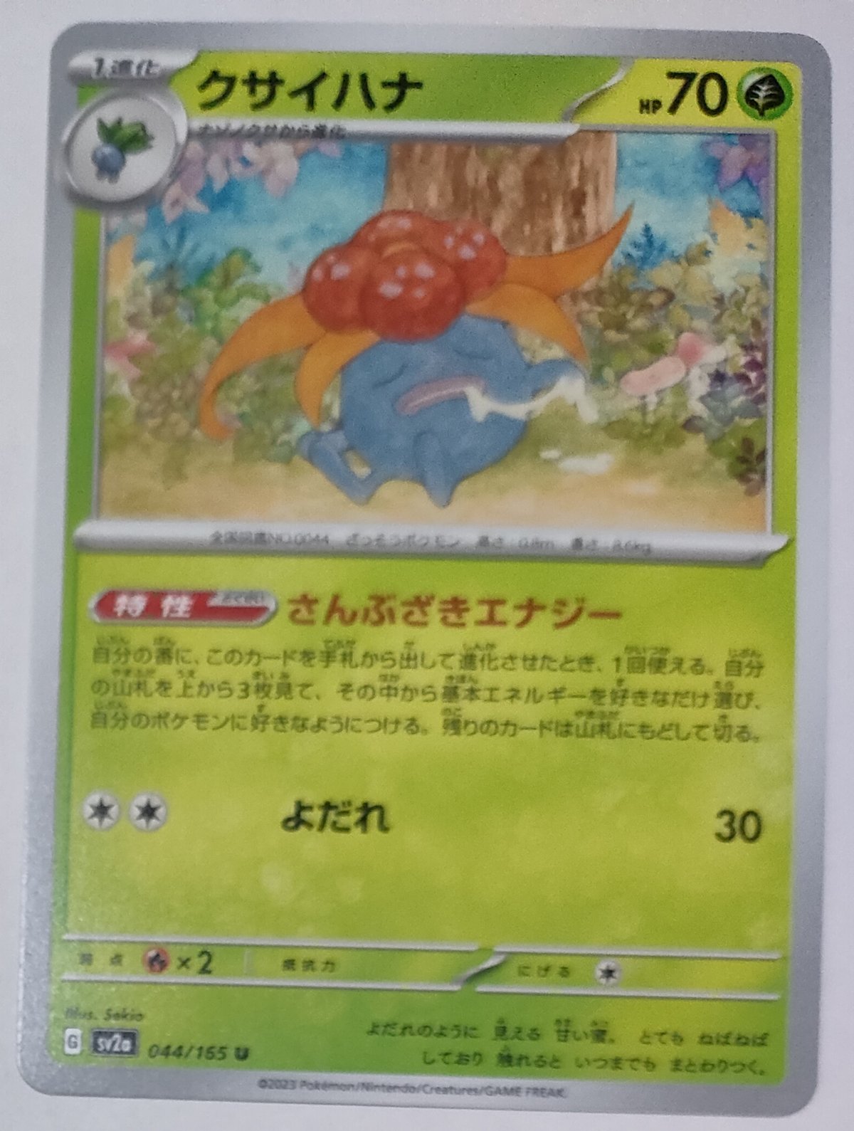ポケモンカード クサイハナ ノーマル 044/165 | ナムのショップ