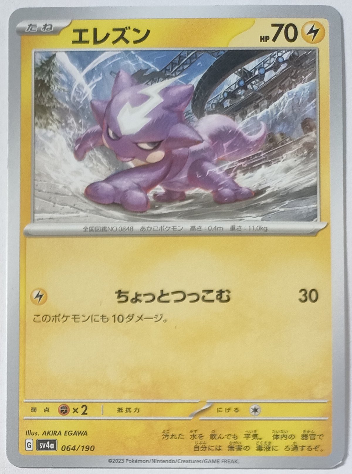 ポケモンカード エレズン ノーマル 064/190 | ナムのショップ