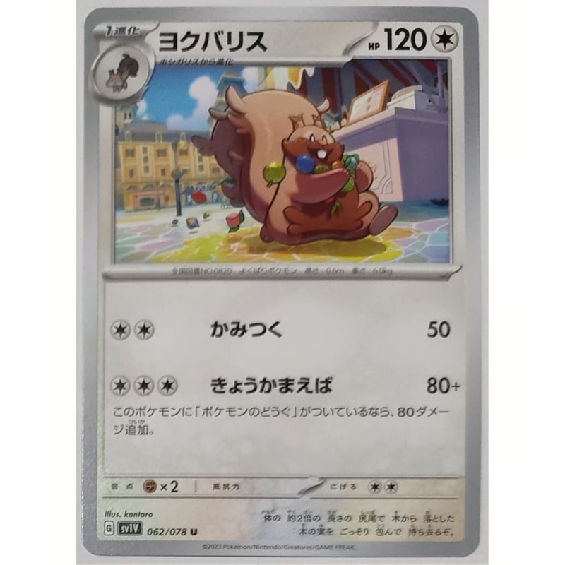ポケモンカード ヨクバリス 062/078 | ナムのショップ