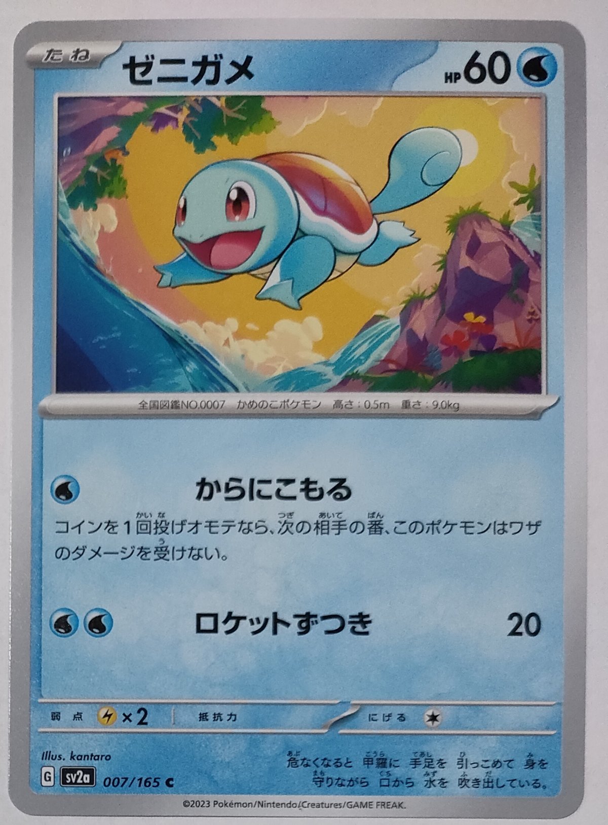ポケモンカード ゼニガメ 007/165 | ナムのショップ