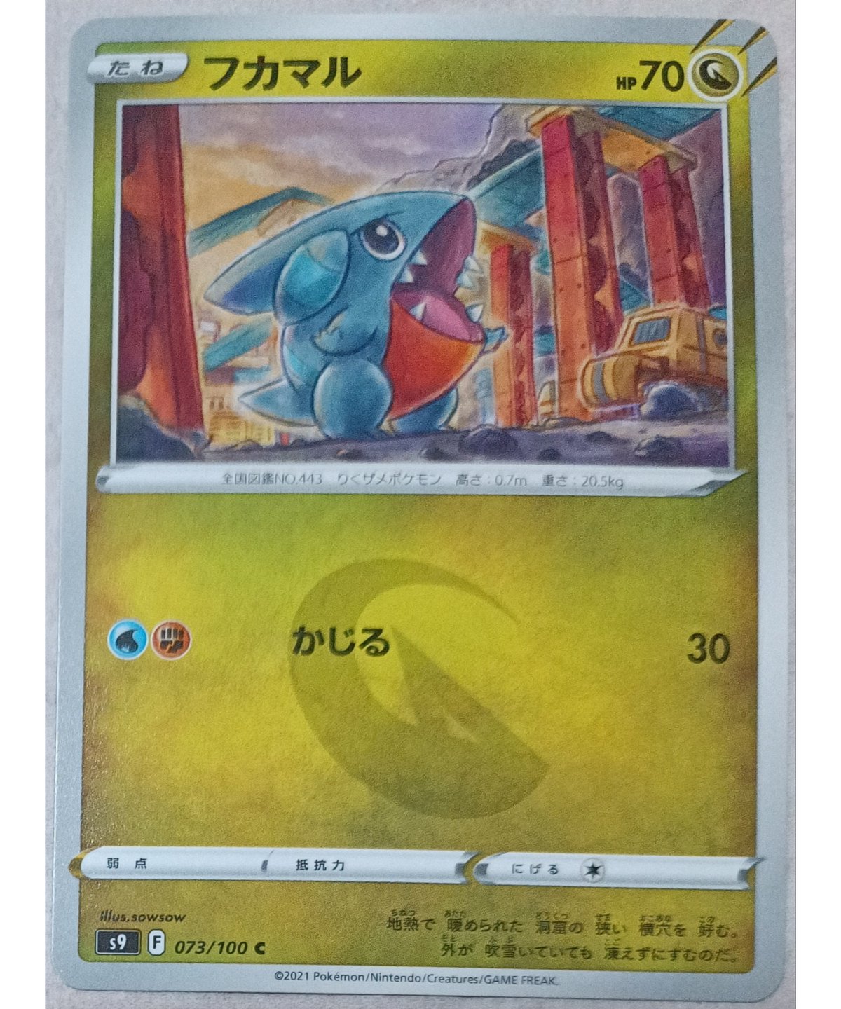 ポケモンカード フカマル 073/100 | ナムのショップ