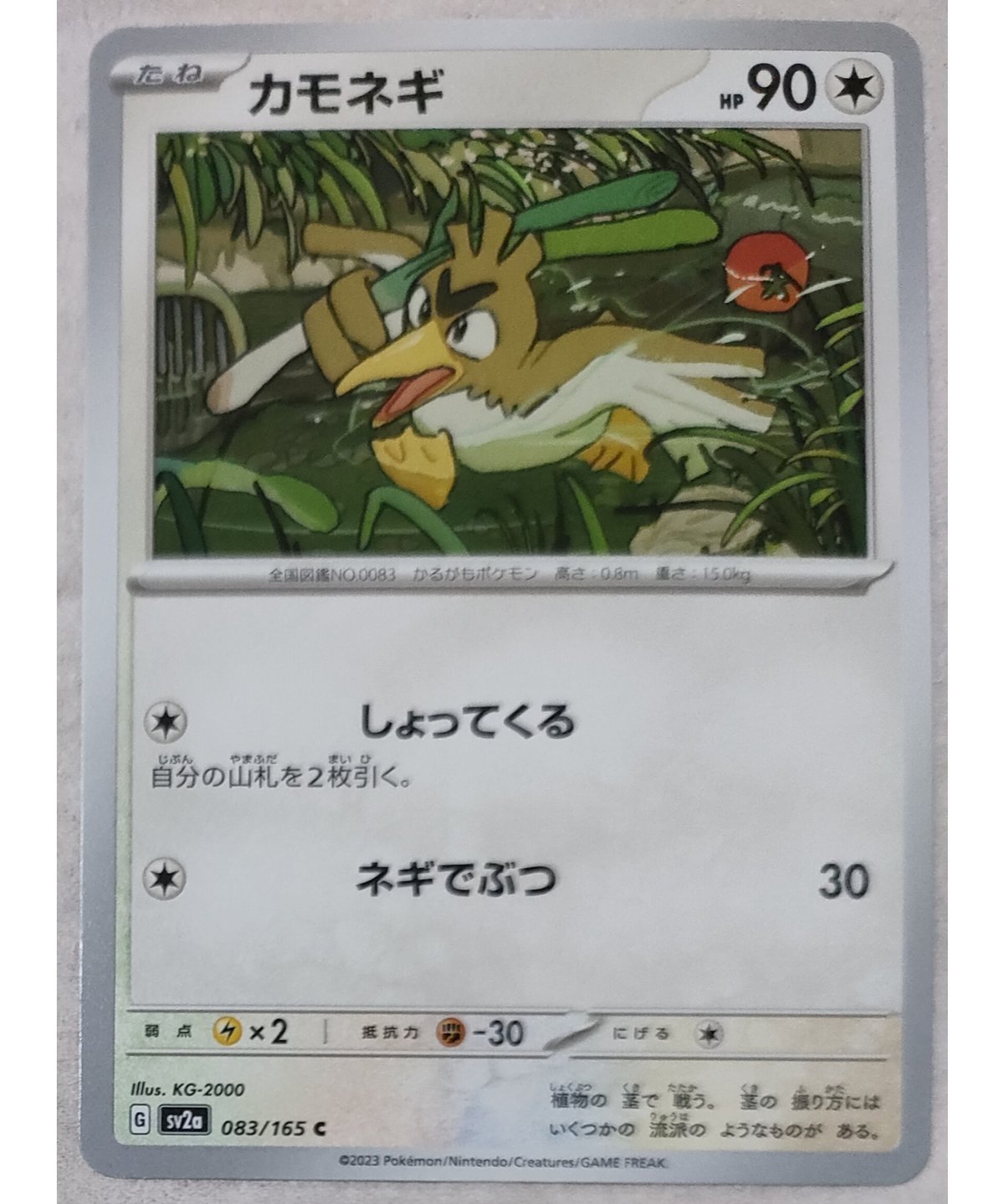 ポケモンカード カモネギ 083/165 | なむのショップ