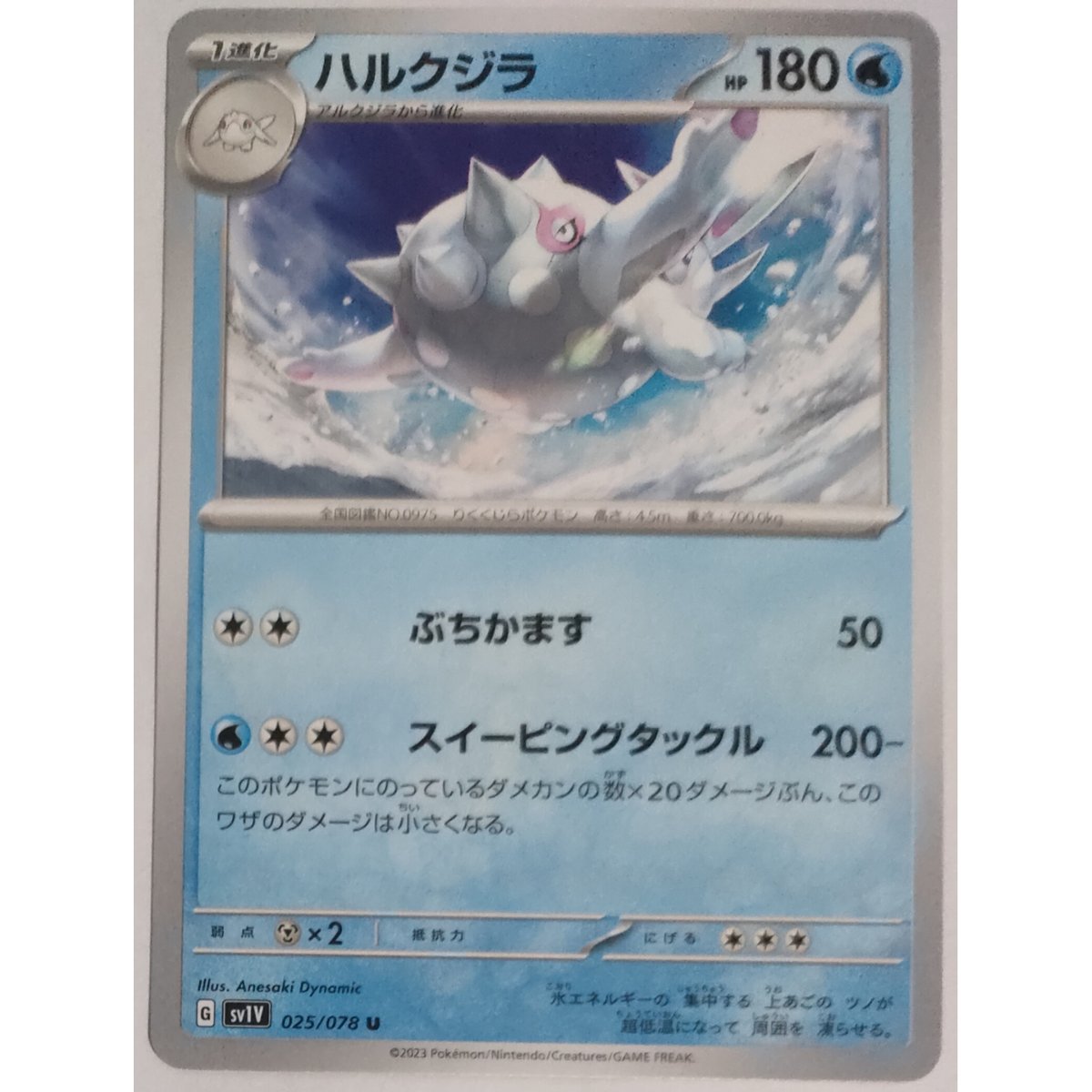 ポケモンカード ハルクジラ 025/078 | ナムのショップ