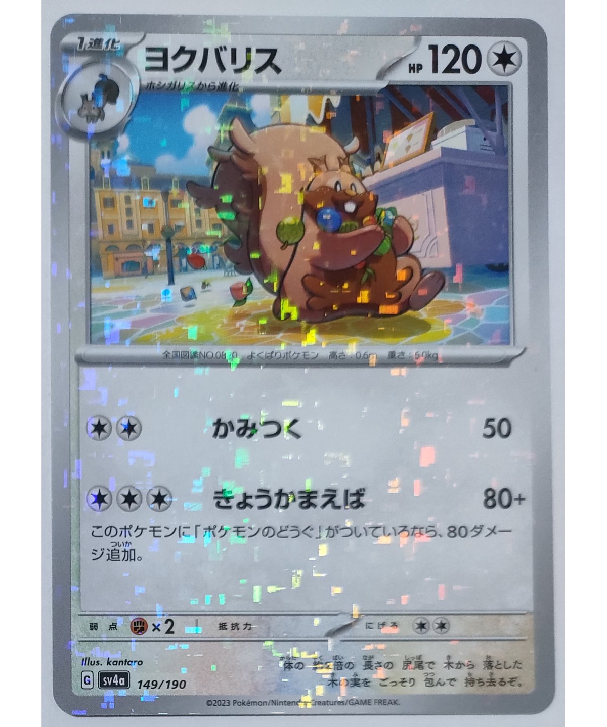 ポケモンカード ヨクバリス キラ 149/190 | ナムのショップ ポケモンカード ヨクバリス キラ 149/190 | ナムのショップ