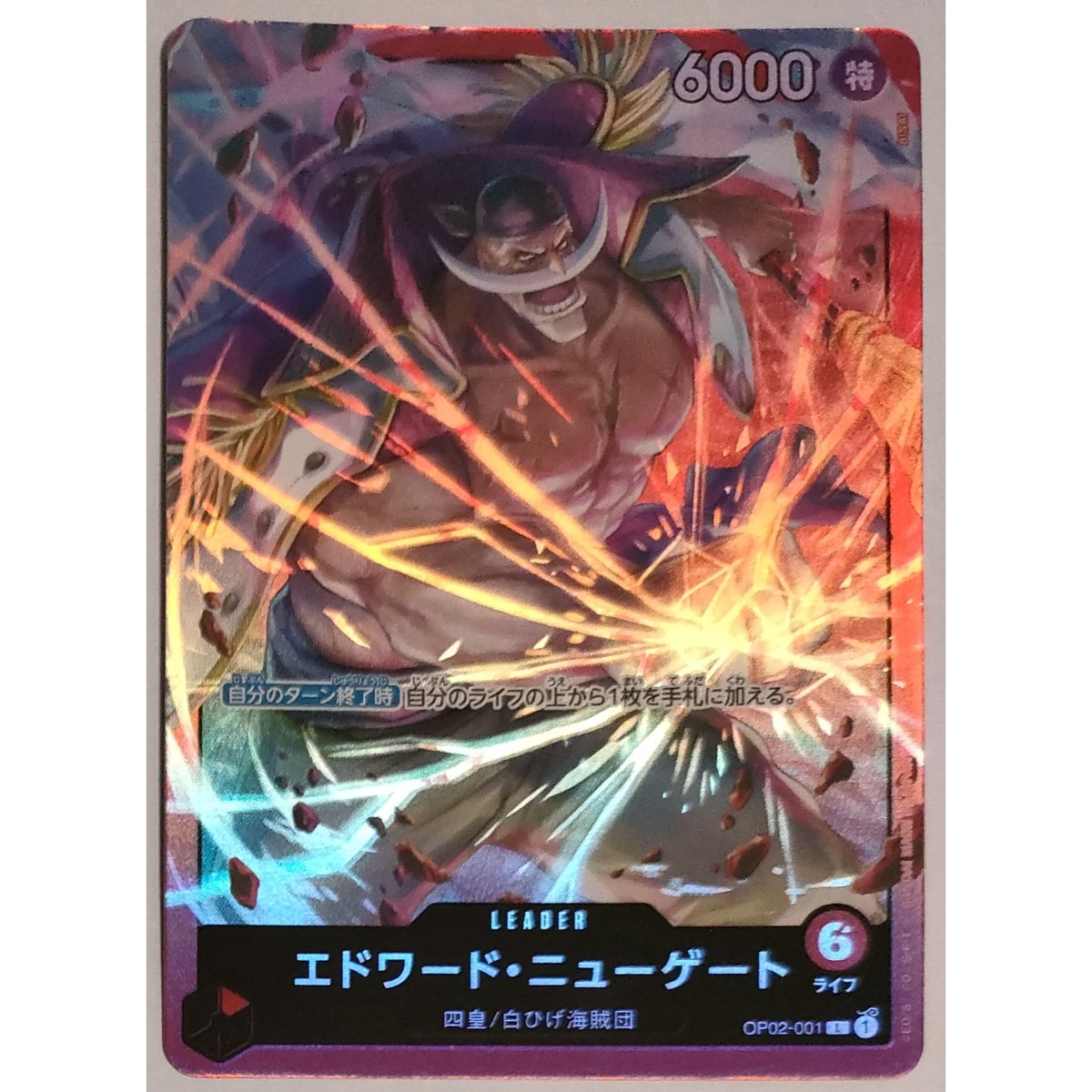 ONE PIECE - 【PSA10】エドワード・ニューゲート L OP02-001 Edward Newgate - OP02-001 - PSA 10 - Alt Art Japanese - OP02