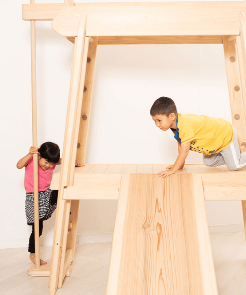 五感を育む木製遊具「ブレキッズ」 | m&n