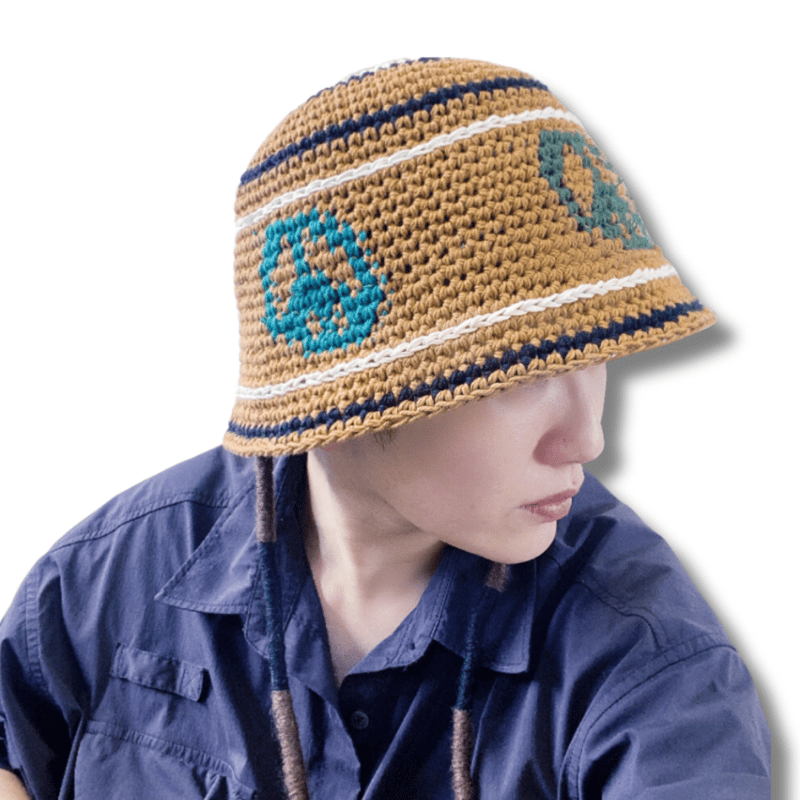 Scalloped Crochet perverze 帽子 Scalloped Crochet perverze 帽子