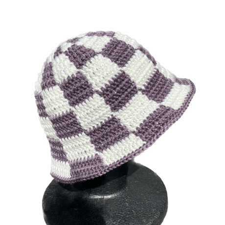 CHECKERED BUCKET HAT ブロックチェック バケットハット