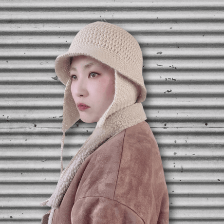 EARFLAP BUCKET HAT イヤーフラップ ニット バケットハット