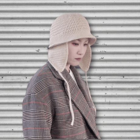 EARFLAP BUCKET HAT イヤーフラップ ニット バケットハット