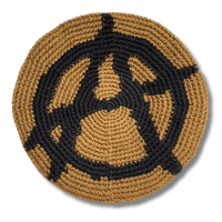ANARCHY SYMBOL WOOL BERET