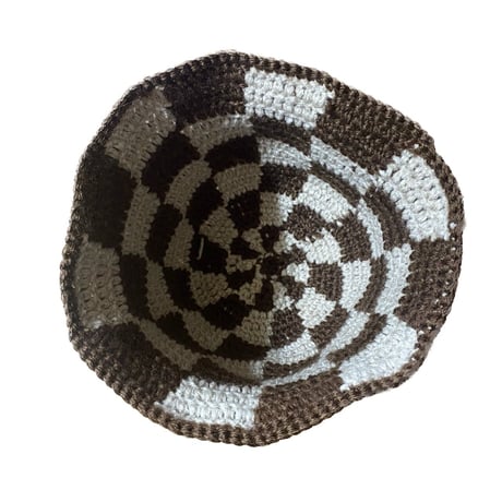CHECKERED BUCKET HAT ブロックチェック バケットハット