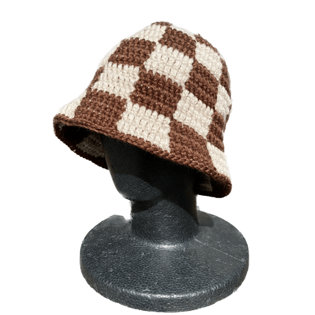 CHECKERED BUCKET HAT ブロックチェック バケットハット