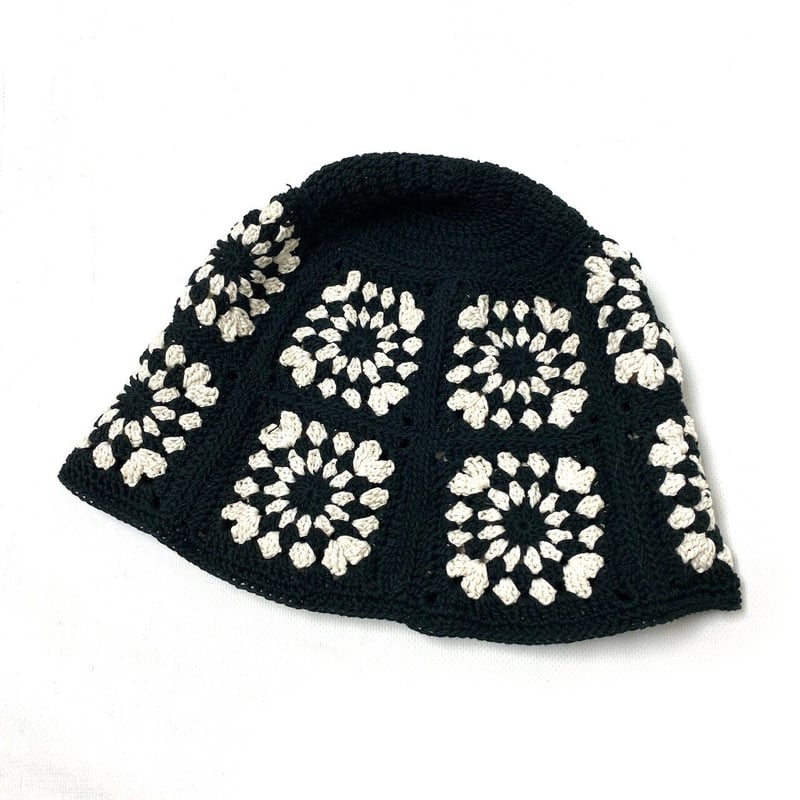 コットン グラニースクエア ハット | MESS NEEDLES