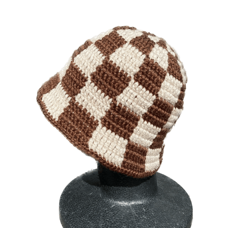 CHECKERED BUCKET HAT ブロックチェック バケットハット