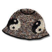 【ごぼう】y.a.r.n ニットハット インヤン 陰陽 ごぼう】y.a.r.n ニットハット インヤン 陰陽 YIN-YANG DESIGN