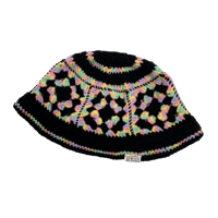GRANNY SQUARE CROCHET HAT BUCKET 3 グラニースクエア クロシェ バケットハット 3