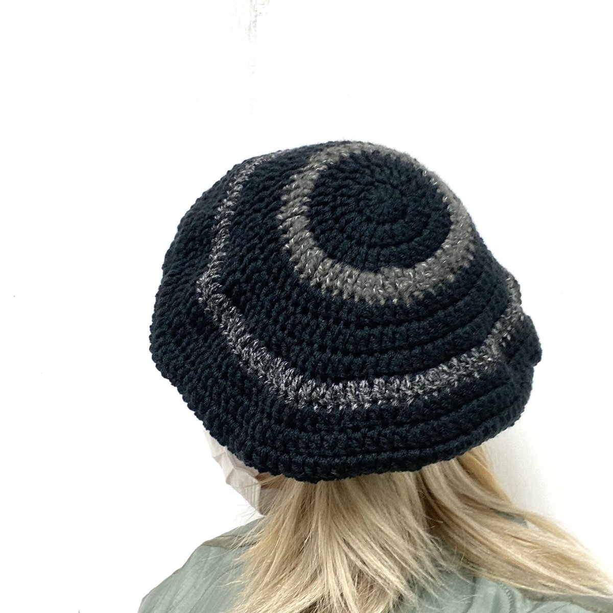 クロシェ ニット ベレー帽 3 | MESS NEEDLES