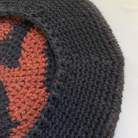 ANARCHY SYMBOL WOOL BERET