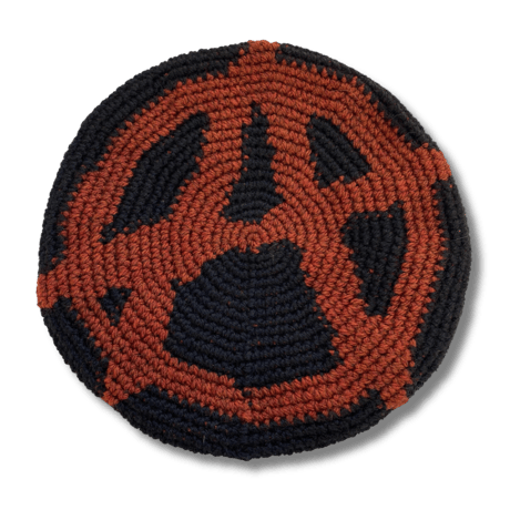 ANARCHY SYMBOL WOOL BERET
