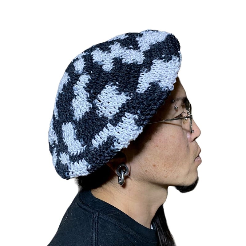 agnes.b コットン　ラスタベレー　タム帽 希少 agnes.b コットン ラスタベレー タム帽 アニエスベー 00s