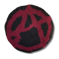 ANARCHY SYMBOL WOOL BERET