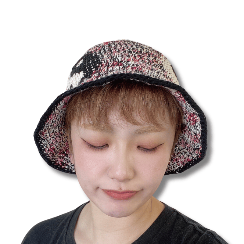 【ごぼう】y.a.r.n ニットハット インヤン 陰陽 ごぼう】y.a.r.n ニットハット インヤン 陰陽 YIN-YANG DESIGN