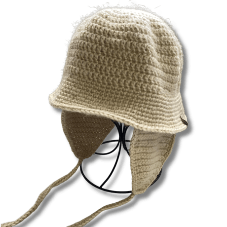 EARFLAP BUCKET HAT イヤーフラップ ニット バケットハット