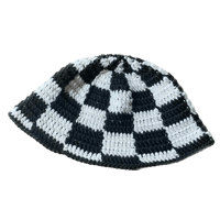 CHECKERED BUCKET HAT ブロックチェック バケットハット