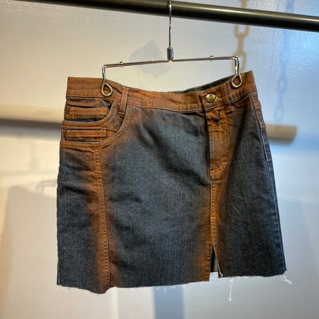 Just Cavalli design denim mini skirt