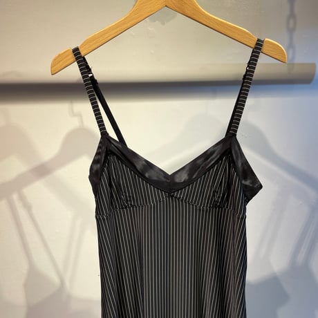 Euro stripe design cami one piece