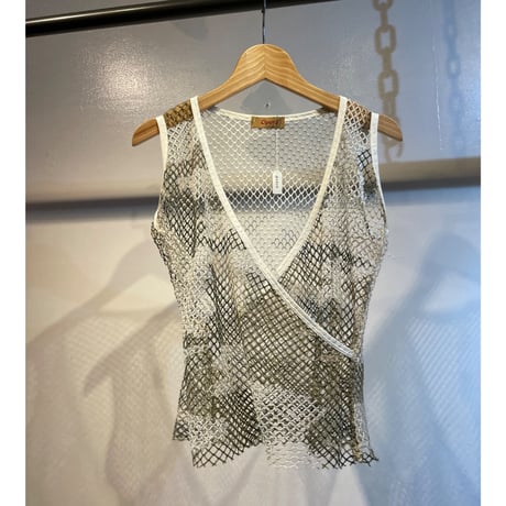 camouflage mesh design tops