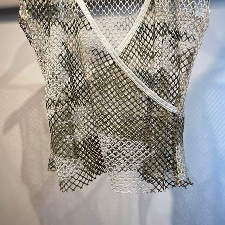 camouflage mesh design tops