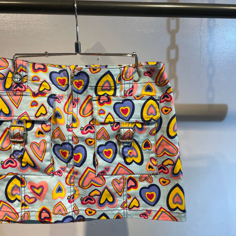 FISH BORN Euro Y2K design mini skirt