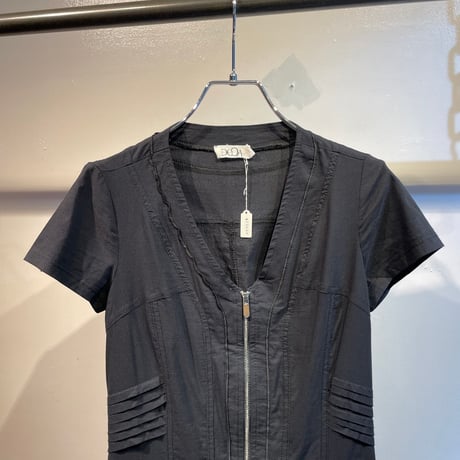 Euro zip design one-piece