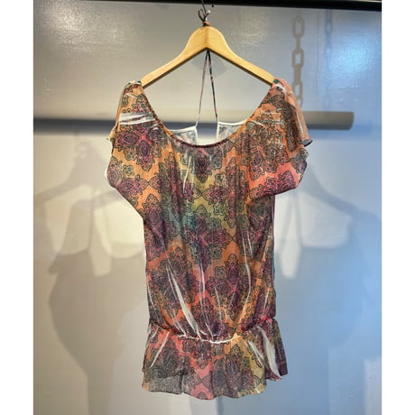 Butterfly pattern tops