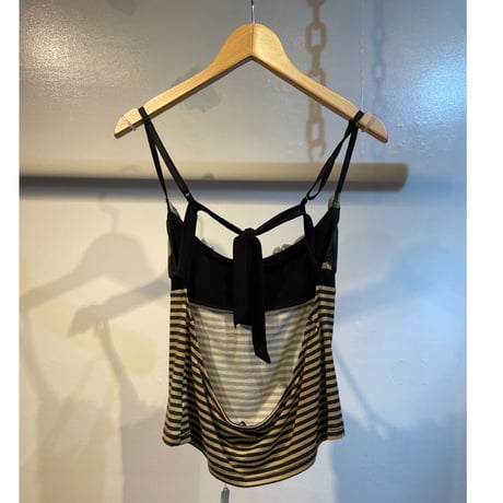 dot and border cami tops