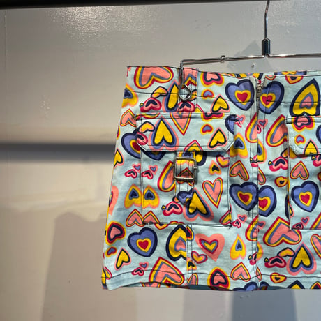 FISH BORN Euro Y2K design mini skirt
