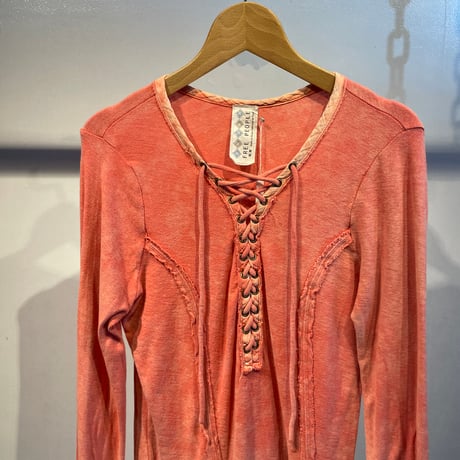 Lace up design tops
