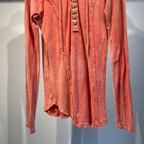 Lace up design tops