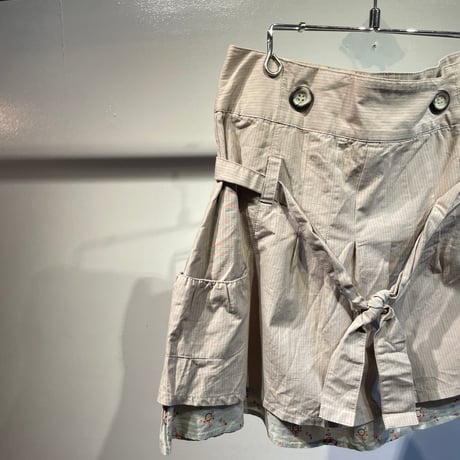 Euro layered design mini skirt