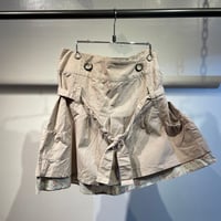 Euro layered design mini skirt
