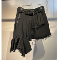 Grunge design asymmetry skirt