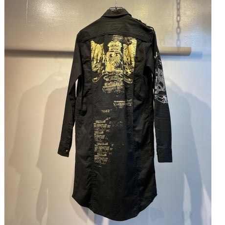 h NAOTO HN +DIE punk design long shirts