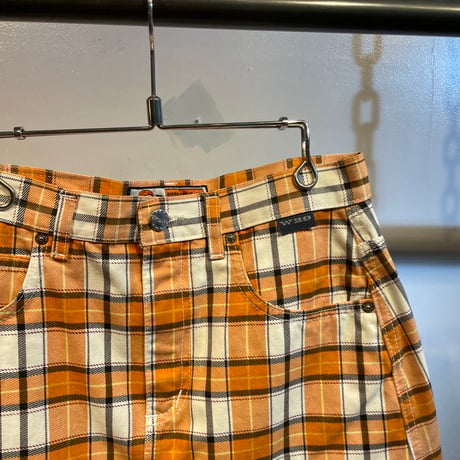 Euro check design skirt