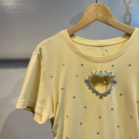 Heart and spangle design tops