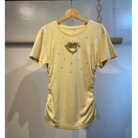 Heart and spangle design tops