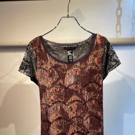 CUSTO BARCELONA lace design one-piece