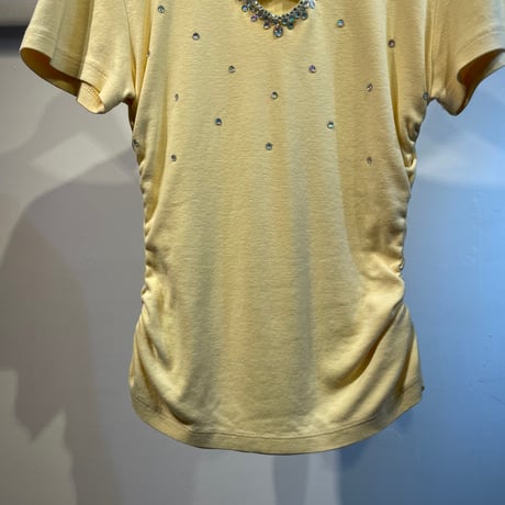 Heart and spangle design tops